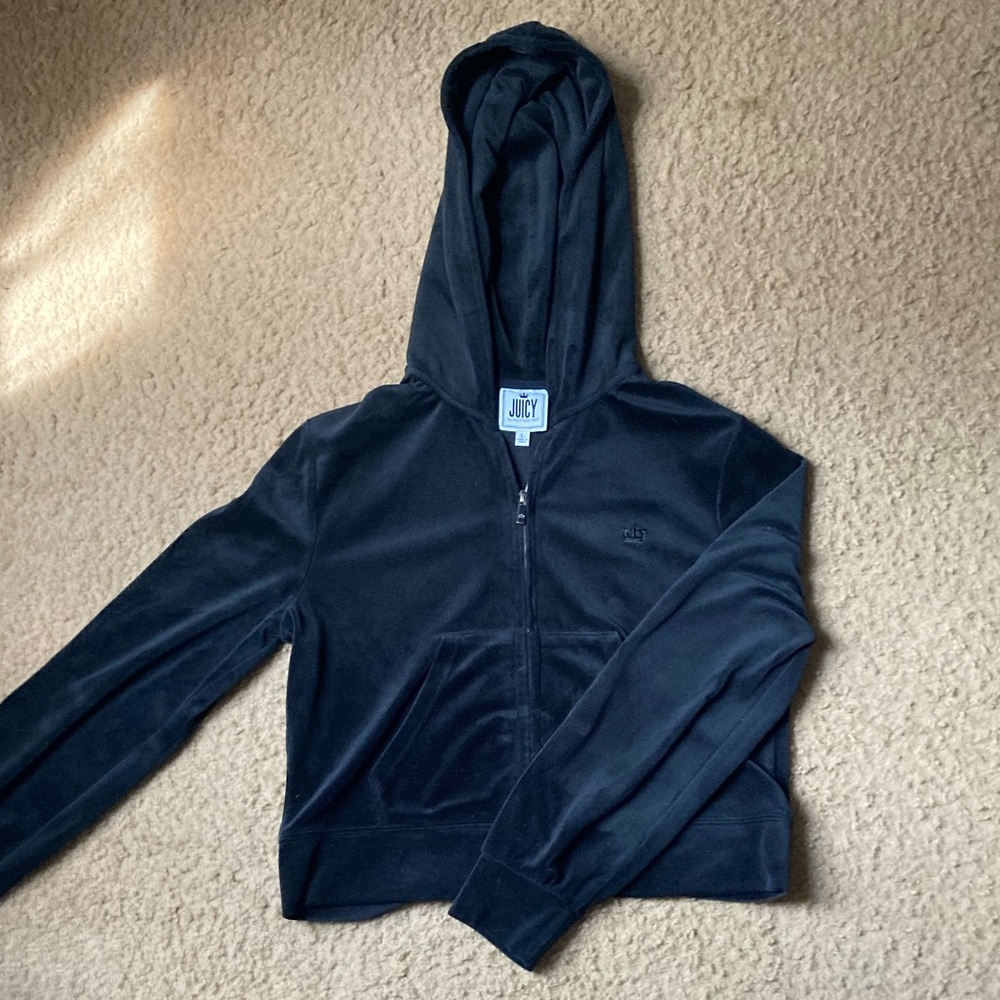 Black, Juicy couture tracksuit hoodie